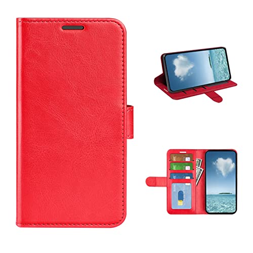 Étui en cuir pour Realme C61 portable avec porte-carte pour sorties et voyage