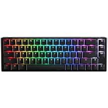 Ducky One 3 SF 65% Mechanical Keyboard Quack Mechanics Dampening, Hot-Swappable Cherry MX Red Switches, High-Density PBT Tripleshot Keycaps, RGB, US, Black