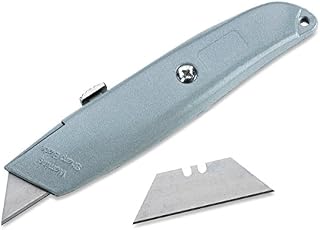 Katzco Retractable Utility Knife - Box Cutter – 2 Notch Replacement Utility Blades