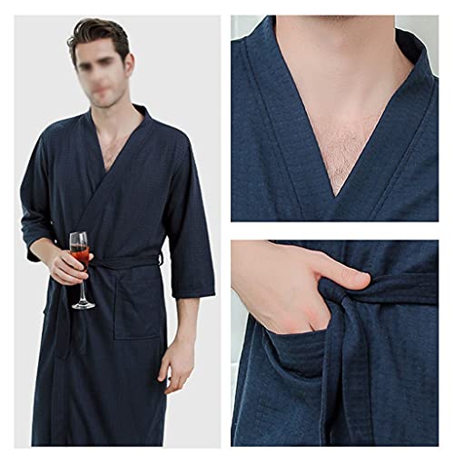 Pijamas transpirables estilo albornoz cómodos finos e informales pack de 3 piezas masculinas L 3
