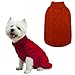 Mihachi Dog Sweater - Winter Coat Apparel Classic Cable Knit Clothes for Cold Winter,Red,S