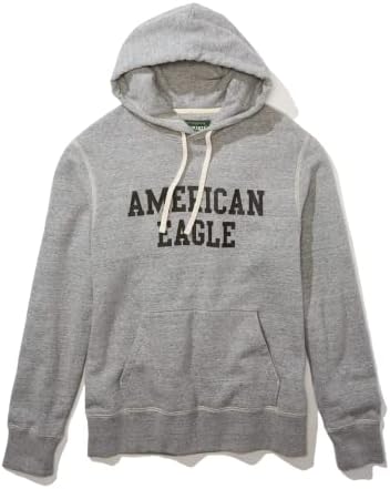 American Eagle Men 129491979_AMEC012 Super Soft Fleece Graphic Hoodie S  Medium Heather Gray : Buy Online at Best Price in KSA - Souq is now  Amazon.sa: Fashion