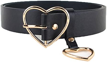 Women Lady Fashion Gold Silver Heart 