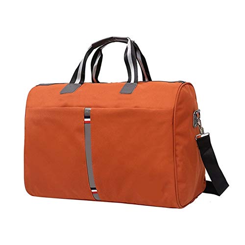 GXLONGBB Sac bandoulière Homme Sac à bandoulière Portable Pliable Loisirs Sac de Voyage imperméable Hommes et Femmes Voyage Bagages Grand Sac fourre-Tout de Fitness Multifonctionnel (Color : A) Cover