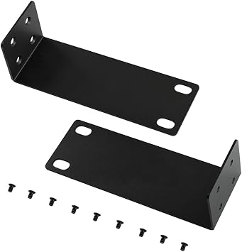 BV Tech Universal Rack Mount Kit for Switches Space-Saving, Secure, and Compatible with Multiple Brands, Ideal for Professional Network Setups in Home, Office, or Data Centers