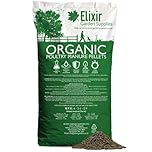 Elixir Gardens Organic Chicken/Poultry Manure Pellets | 20kg Supplied in Polythene Bag | Treats up to 500sqm