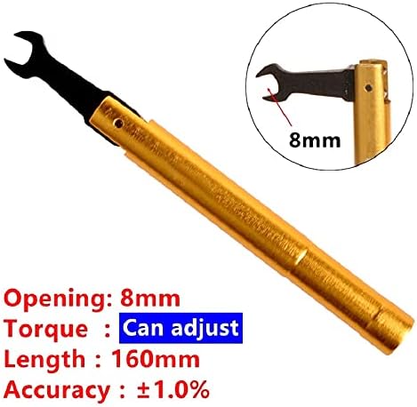 Miniatura 3 de Llave dinamométrica SMA de 0.5-3Nm 8MM 20MM 6.5MM SMA conector RF apertura electrommunication llave convertidor adaptador coaxial, 0.315 in, 0.1-3Nm