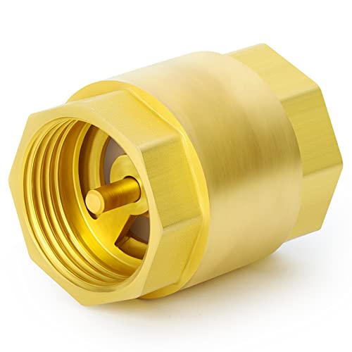 GASHER 2PCS Brass Check Valve 1" Female Thread, Backflow Prevention, One Way Check Valves(new) by GASHER - Image 6