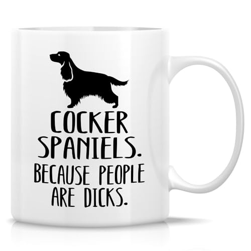 Retreez Funny Cocker Spaniel English Cocker Spaniels Owner Gift Coffee Mugs