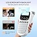 VolenGo Label Maker Machine with Tape, Label Maker Waterproof Labels 12mm Laminated, Handheld Backlit Labeler Machine, H1100 Portable Labeling Machine for Office Home Use
