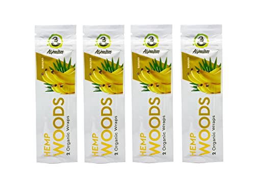 Afghan Hmp - Organic Wraps - 4 Pack with 2 Wraps Each