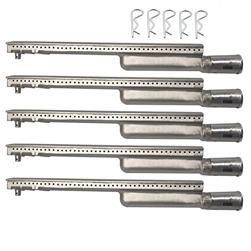 Honsin Heavy Duty Cast Stainless Steel 304 Grill Burner 5 Set Gas Bbq Grill Burner Replacement For Bull Outdoor Premium Gas Bbq Cal Flame Bull Lion Blaze Aussie Thermos Turbo Charbroil #TOP4