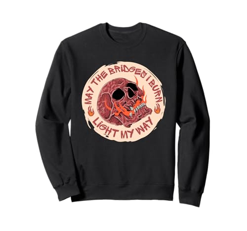 May The Bridges I Burn Light My Way Skull Gothic Graphic �g���[�i�[