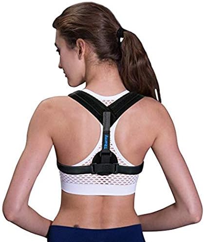 Adjustable Back Support - Premium Aid Back Brace Helps with Bad Shoulder,Clavicle Alignment and Cervical Neck Pain