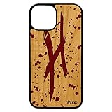 utaupia Coque Silicone pour iPhone 13 Bois Signe du Zodiaque Poisson Astrologique 256 Go Prediction Noir Tache d'encre Univers Etui Rouge