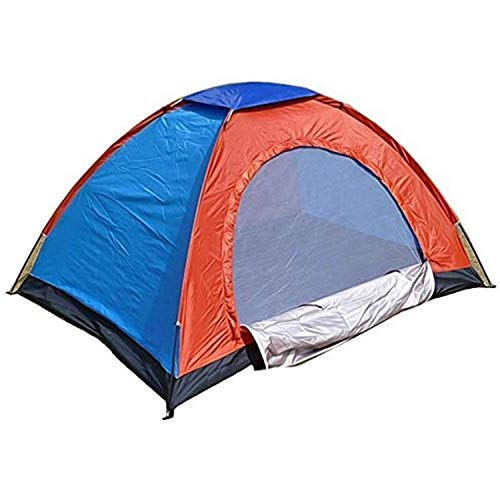 SUKHAD Anti Ultraviolet Outdoor 2 Person Camping Portable Fordable Tent for Picnic,Hiking,Trekking Dome Tent | 200 X 200 X 130 CM | Multi-Color