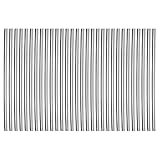 X AUTOHAUX 30pcs Car Air Conditioner Outlet Vent Decoration Strip for Most Vent Outlet Universal PVC Straight Decoration Interior Accessories Silver Tone