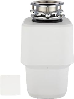 Household Food Waste Garbage Disposal, 1300ML Waste Kitchen Food Waste Garbage Disposer with Remote Control Air Switch, 10 Level Grinding 1900W