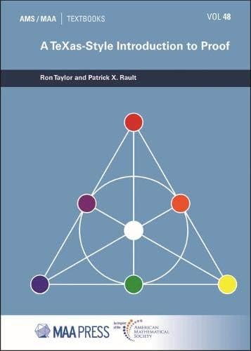 A TeXas Style Introduction to Proof