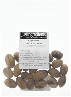 JustIngredients Essentials Nutmeg, 100 g