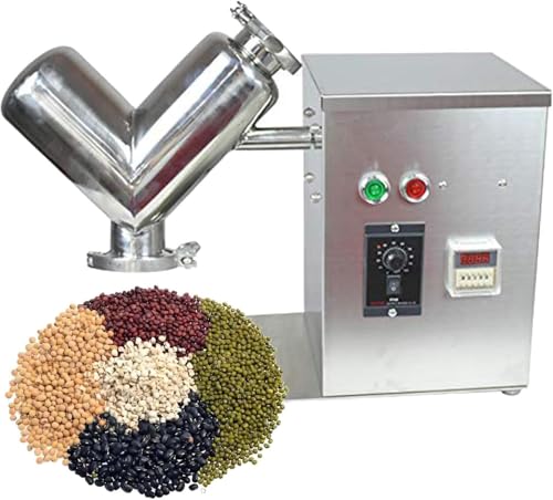 Image of Laboratory Mixing Equipment,Small V-Type Dry Powder Mixer,Stainless Steel Granule Mixer,Mix Well,for Research Institute/School/Hospital/Food Processing Factory