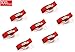 iExcell 100 Pcs Red All Purpose Craft Clips - Best for Sewing Clips, Quilting Clips, Crafters, Crochet, Knitting