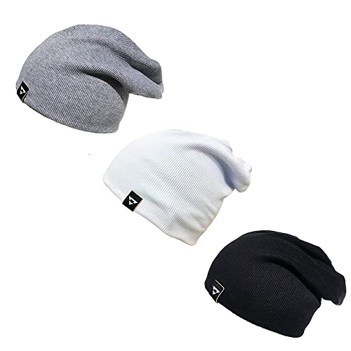 KIT 3 GORROS BEANIE BROHOOD CANELADO
