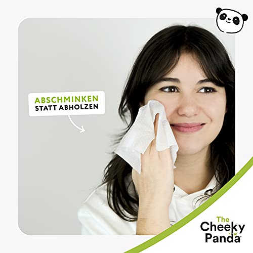 The Cheeky Panda Face Cleansing Wipes | Pack Of 25 Flushable Makeup Remover Wipes | Biodegradable Bamboo Tissue Facial Wipes #TOP6