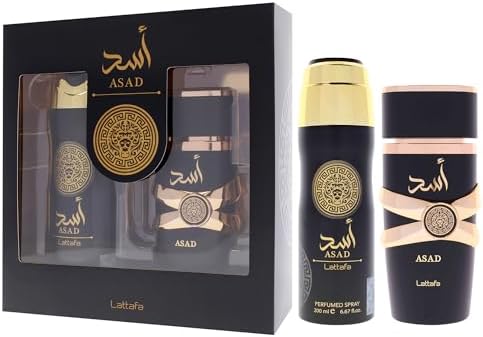 Lattafa Asad 2 Pcs Gift Set With 100ml Edp + 200ml Perfumed Spray - 3