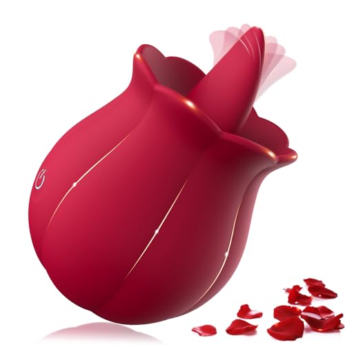 Vibromasseur Femme Clitoridien Sex Toys,Vibromasseurs Feminin avec 10 Modes de Léchage & Vibration,Gode Vibro-masseur Jouet Sexuelle Adulte Couple pour Sex Toýs Femme Étanche GH3