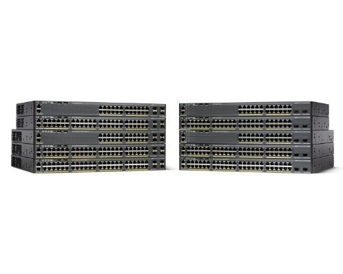 Image of Cisco Catalyst 2960X-24TD-L - Switch - verwaltet - 24 x 10/100/1000 + 2 x SFP+ - Desktop, an Rack montierbar