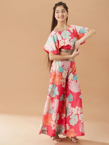 Image of Pspeaches Girls Top and Palazzo Set