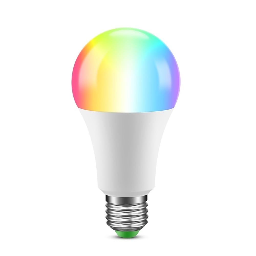 RZL Lighting, Paquete de 5, bombilla LED Bluetooth AC220V E27 RGBW+WW lámpara LED Smart Life APP Control bombilla de decoración del hogar inteligente