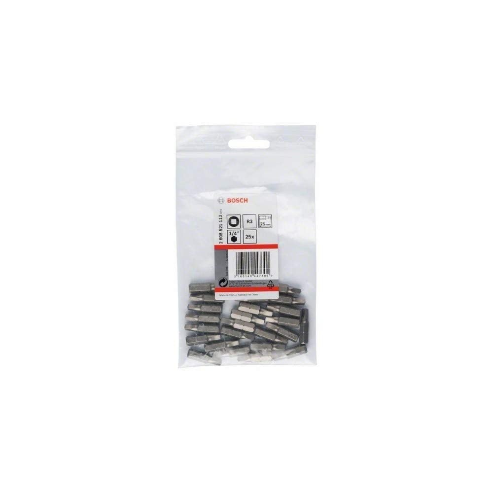 Bosch 2 608 521 113 - Pack de 25 puntas de atornillar extra dura (R3, 25 mm)