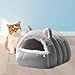 Baoblaze Cat Bed Cave Pet House Warm Cats Pod Self Warming Soft,Kitty Shelter,Cat Nest for Hamster,Hedgehog Rabbit Pet Supplies Indoor, S