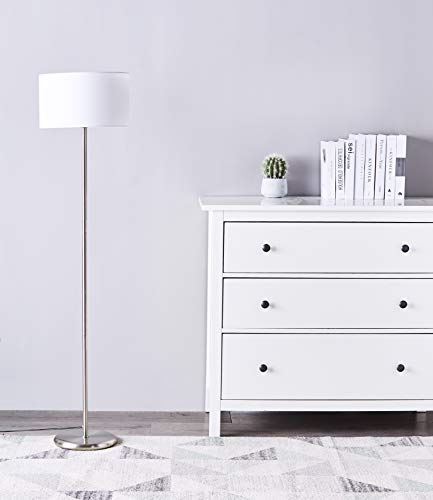 Umi. by Amazon, lampada da pavimento, paralume in