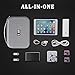 BUBM Electronic Organizer, Hard Shell Travel Gadget Case with Handle for Cables,Power Bank and More, Fit for iPad Mini