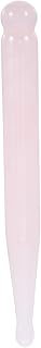 Baluue Rose Quartz Massage Stick for Muscle Relaxation and Skin Vitality Portable Gua Sha Tool with Acupressure Function Natural Rose Quartz Facial Massager for Full Body Scraping and