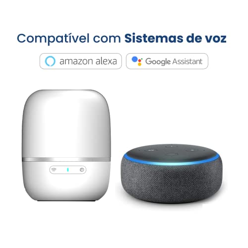 Luminária Smart Abajur Inteligente Zawa Wi-Fi RGB Cores