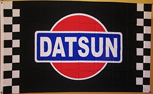 Datsun Checkered Car Flag 3' X 5' ( Heavyweight) Indoor Outdoor Banner