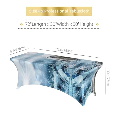 Nappe extensible ours polaire EdWal pour décoration de mariage chic