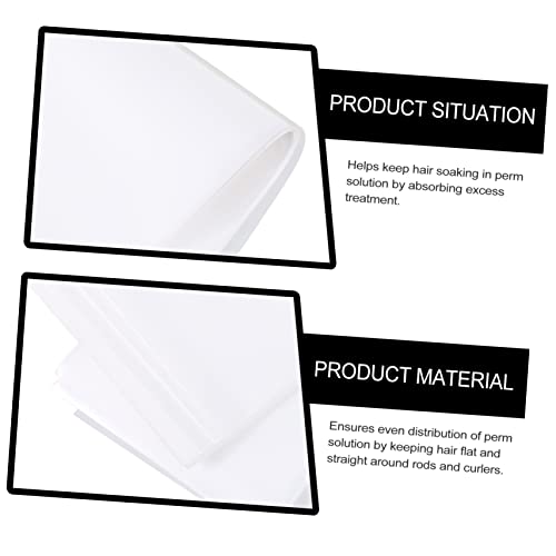 Papel para tinte de cabello 100 hojas blanco miniatura 5