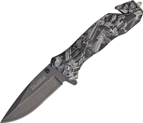 Tac Force TF-434GYGC Closed Folding Knife, 4.5-Inch