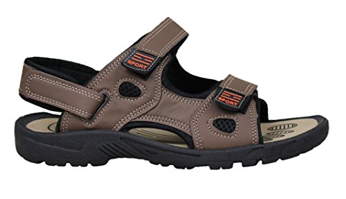 Zapatos y sandalias de hombre estilo chanclas casuales en tono marrón para el verano