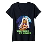 Photo Gallery yorkshire terrier happy halloween costume fantasma maglietta con collo a v Photo Gallery yorkshire terrier happy halloween costume fantasma maglietta con collo a v