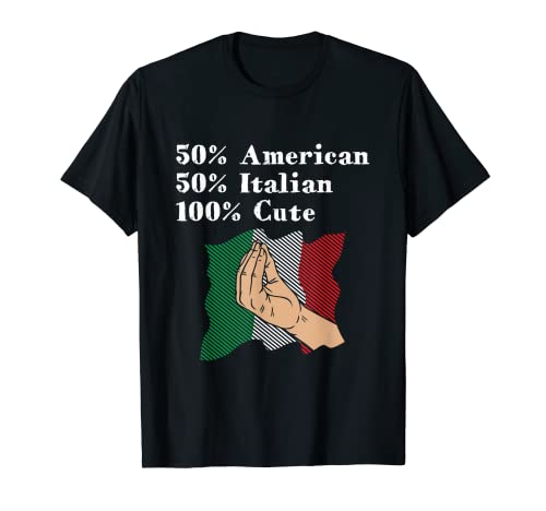 American Italian Cute Funny Nationality Humour Race Italy T-Shirt