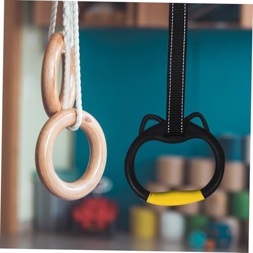 Set de anillas para gimnasia con correas para barra simple miniatura 5