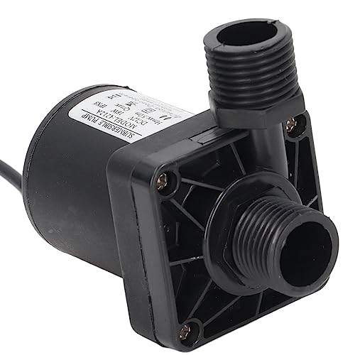 Brushless Centrifugal Pump DC12V 20W IPX8 Grade Mini Submersible Pump for Fish Tank Aquaponics Fountain Solar Water Circulation System