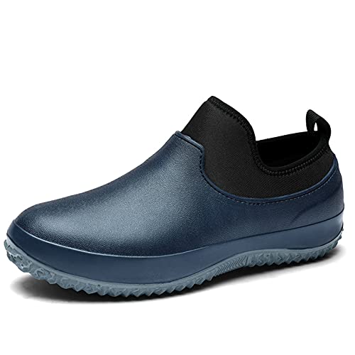 NAMENLOS Chef d'infirmière pour Hommes et Femmes Chaussures d'infirmière Huile Résistant à l'eau Sécurité Sécurité Chaussures de Travail antidérapant Léger Jardin Cuisine Hôpital Travail,Bleu,42 Cover