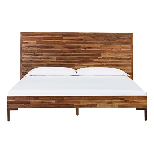 Tov Furniture Bushwick Collection Acacia Wood Bed, King, Brown, Tov-B7051 #TOP3